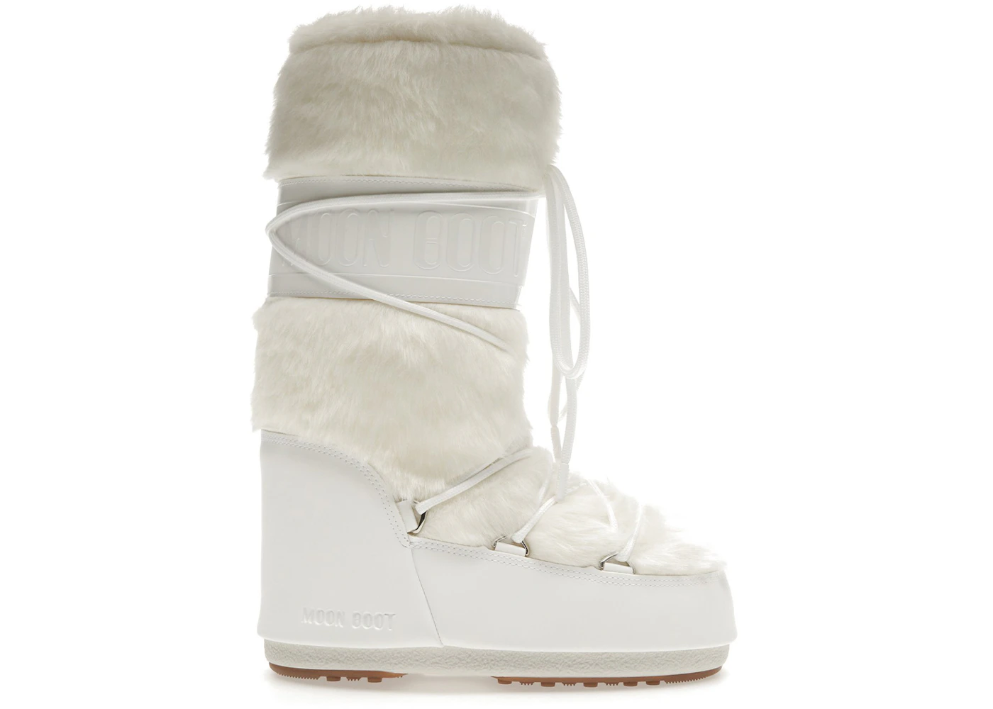 Moon Boot Icon Faux-Fur Boot White