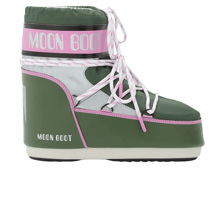 Moon Boot Icon Low Space Racing Boot 'Forest Green'