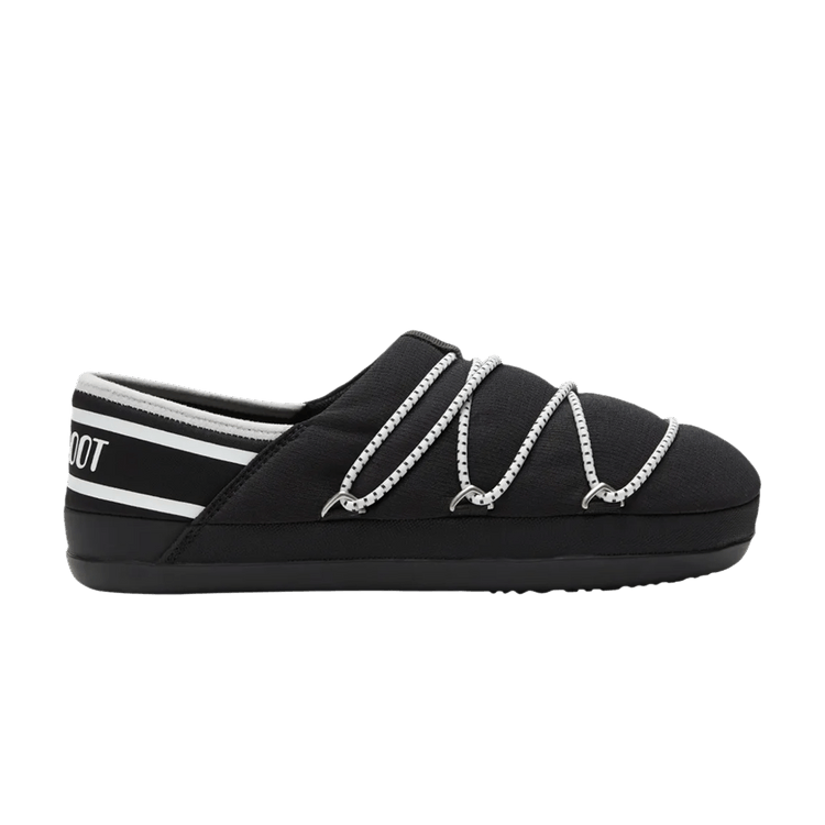 Moon Boot Icon Slipper 'Black'