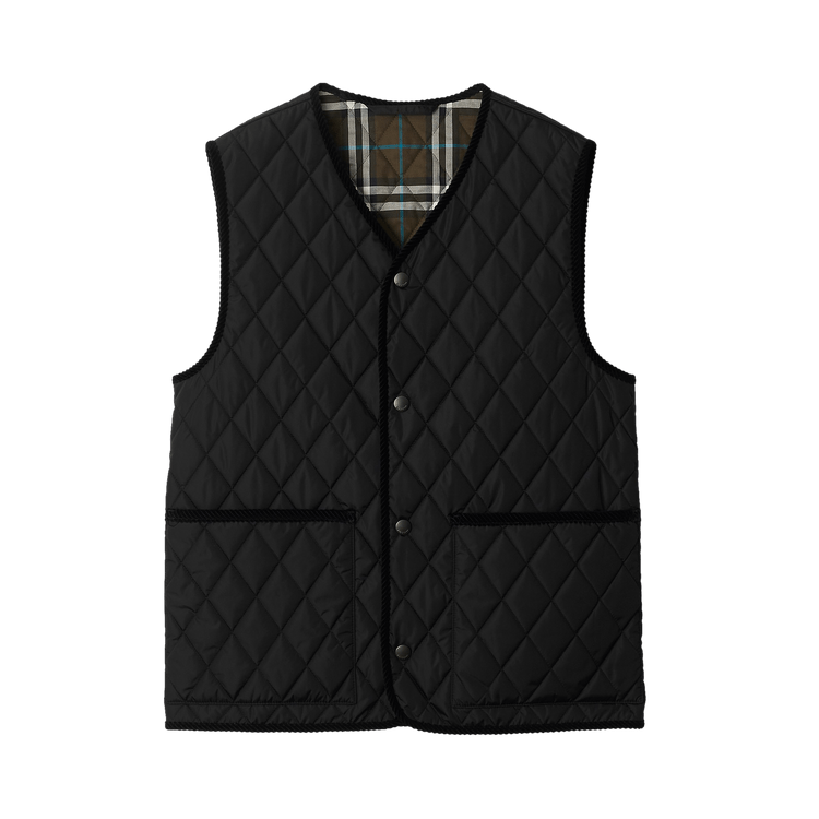 Burberry Quilted Nylon Tiverton Gilet 'Black'