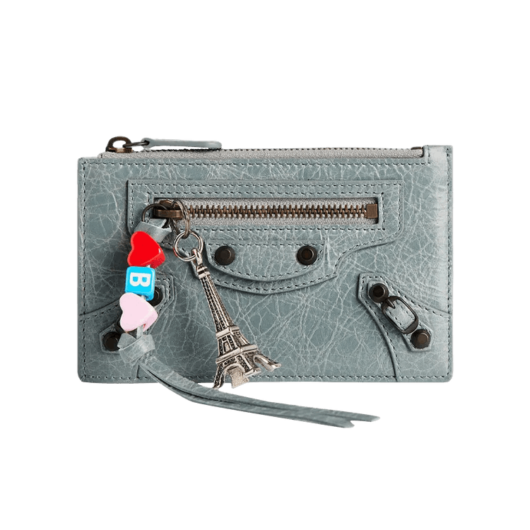 Balenciaga Le City Long Card Holder 'Blue Grey'