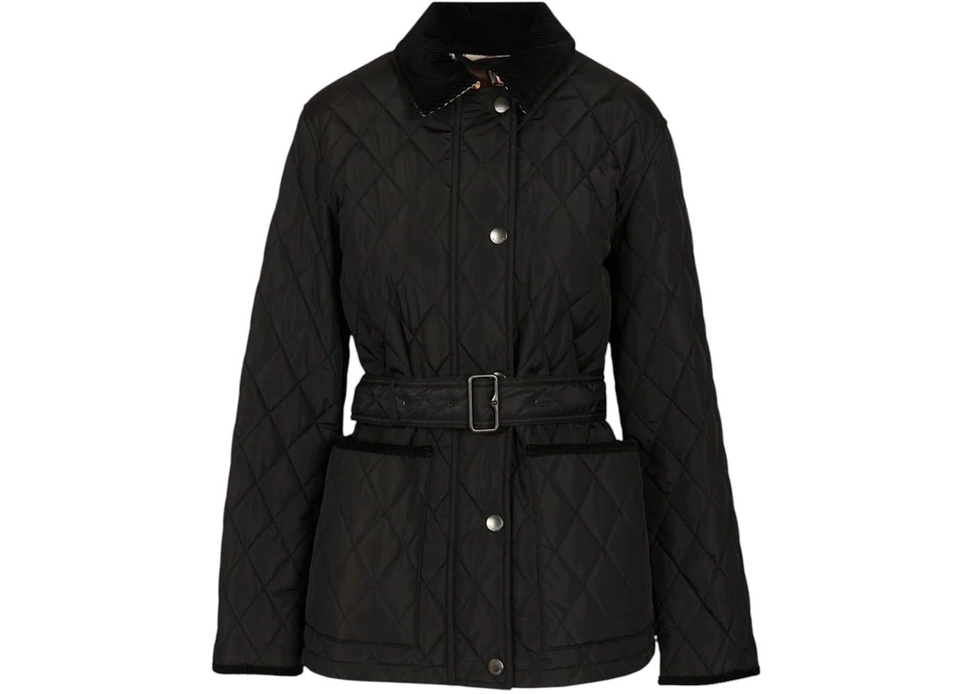 Burberry Women's Chiltern Quilted Jacket Black