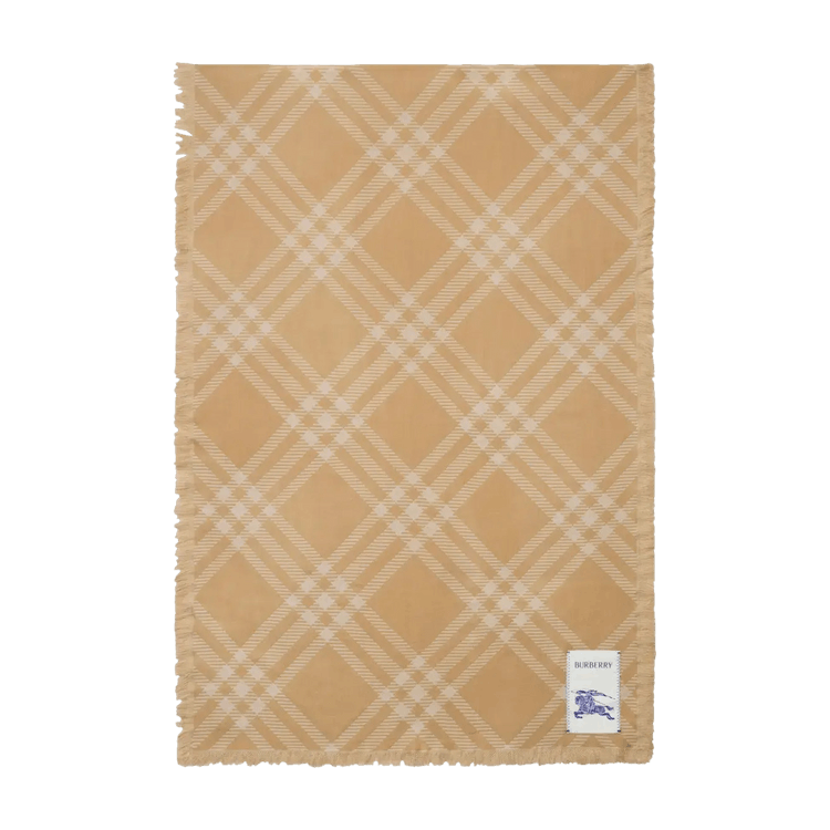 Burberry Check Scarf 'Sand/Ecru'