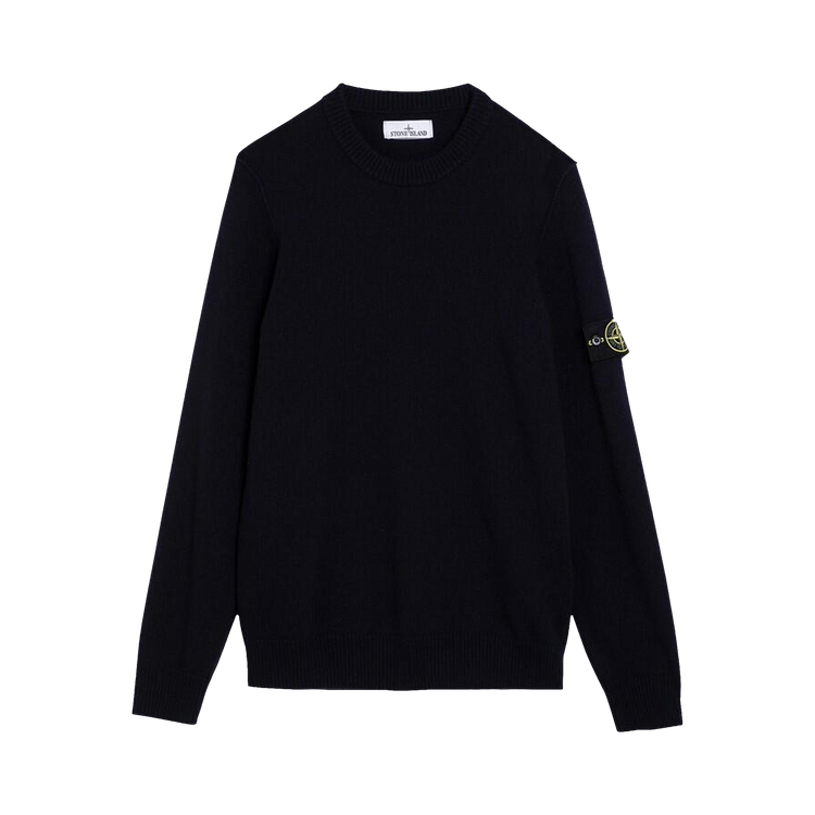 Stone Island Lambs Wool Crewneck 'Navy Blue'