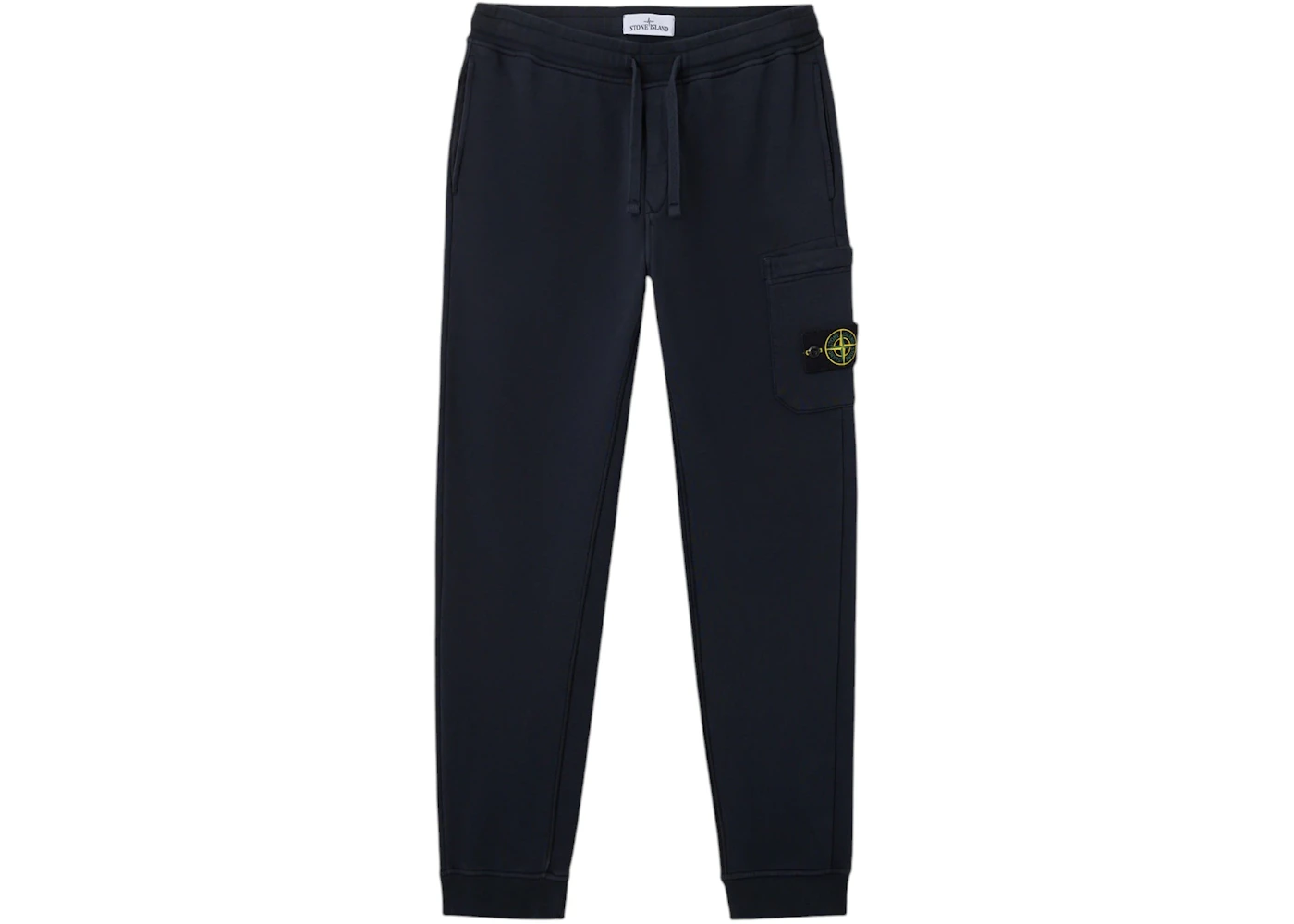 Stone Island Fleece Sweatpants Navy Blue