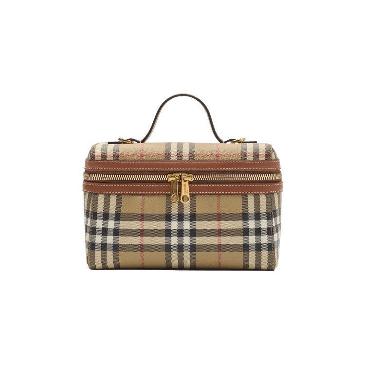 Burberry Vanity Case 'Vintage Check/Briar Brown'