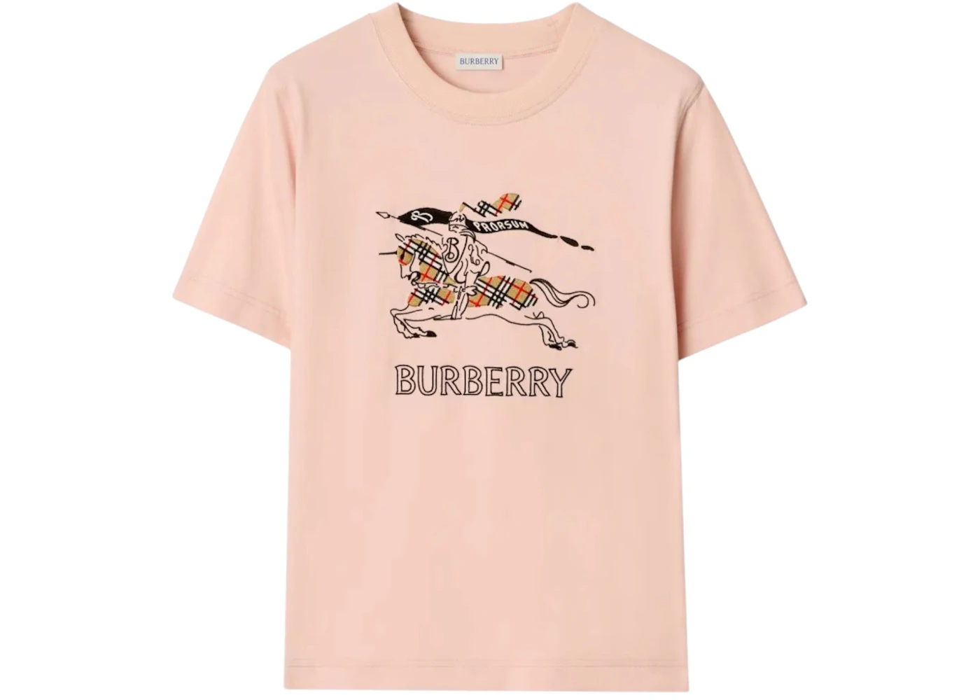 Burberry Women's Frankie Ekd Check T-shirt Bouquet