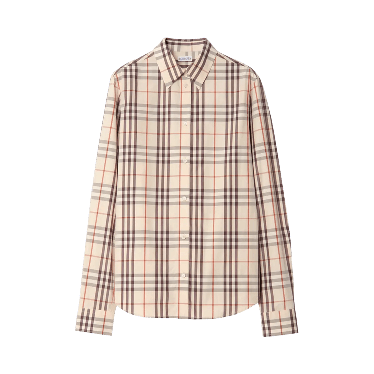Burberry Emma Check Shirt 'Almond Beige Ip Check'