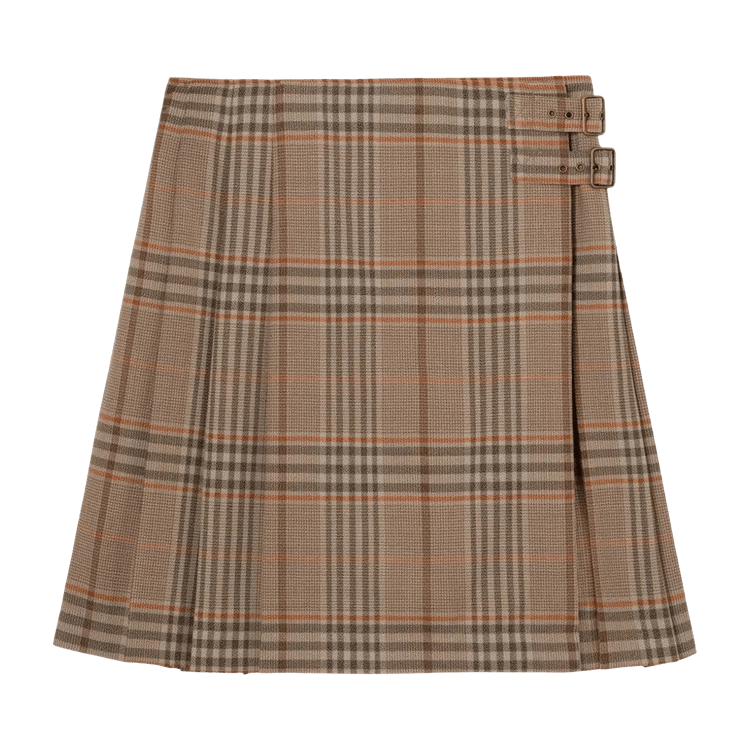 Burberry Odessa Skirt 'Sandstone Beige Ip Check'