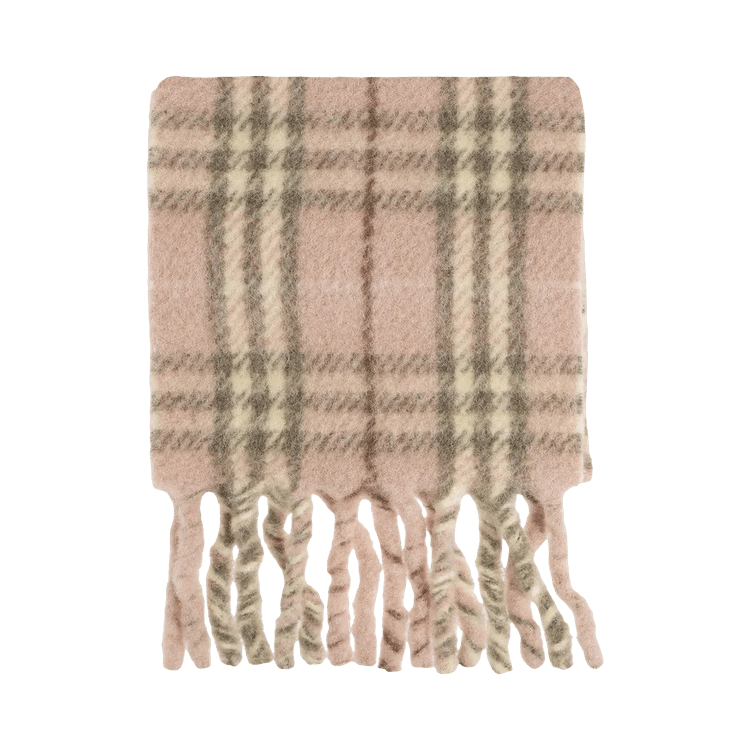 Burberry MU Small Check Scarf 'Teacup Pink'