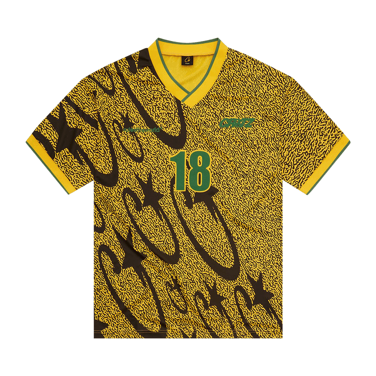 Corteiz Carni Stellations Football Jersey 'Yellow'