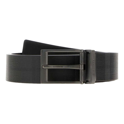 Burberry Check Reversible Belt 'Iron Grey Black Graphite'
