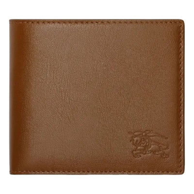 Burberry Pop Check Bifold Wallet 'Finch Brown Hazel Brown'