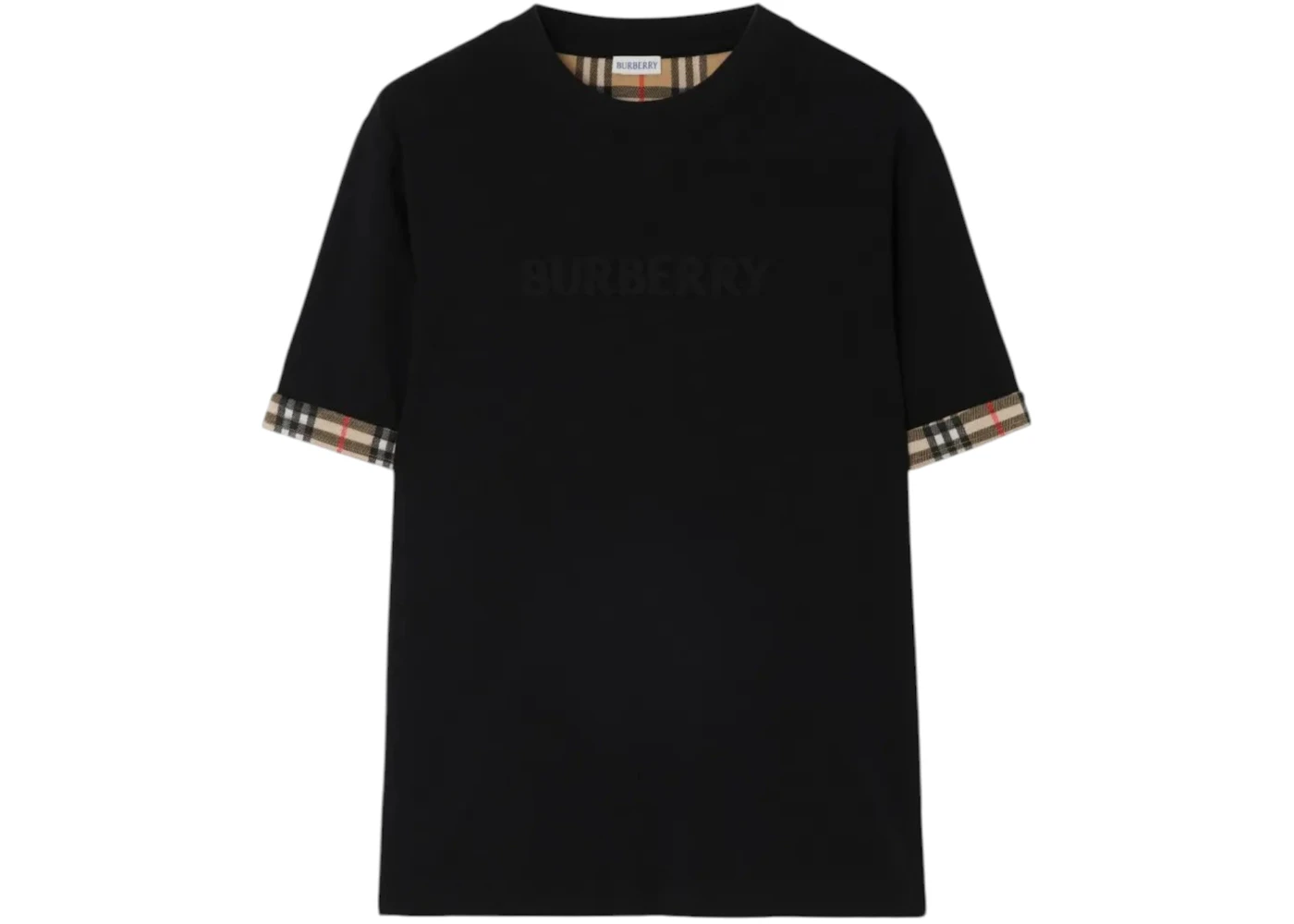 Burberry Ryan Cuff Chk Top Black