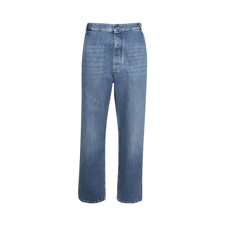 Bottega Veneta Rigid Denim Jeans 'Mid Blue'