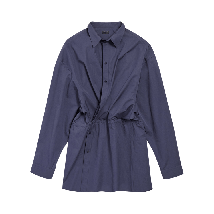 Balenciaga Shirt Mini Dress 'Faded Blue'