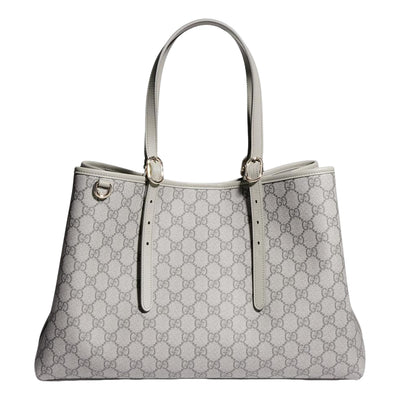 (WMNS) Gucci GG Emblem Large Tote Bag 'Grey'