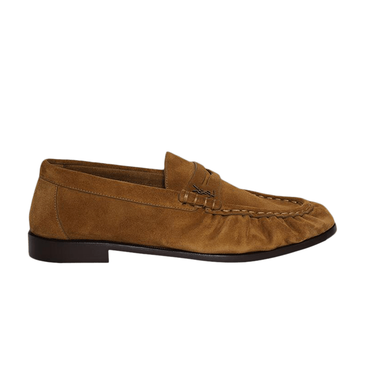 Saint Laurent Wmns Le Loafer Penny Slippers 'Moc'