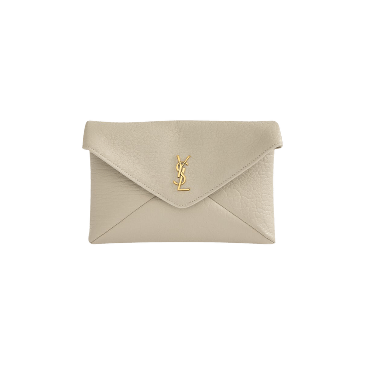 Saint Laurent Cassandre Chain Pouch 'Crema Soft'