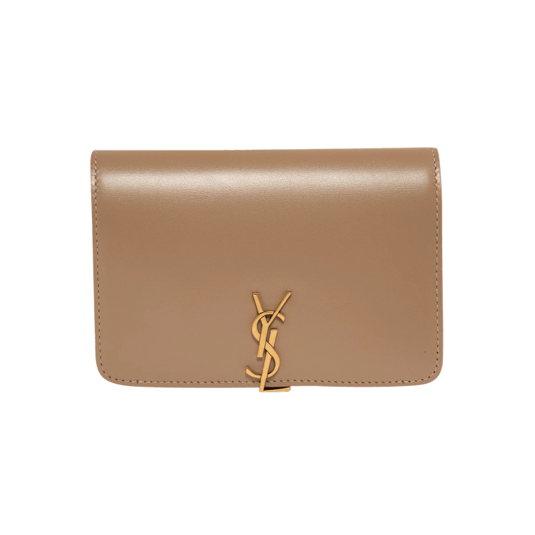 Saint Laurent Passport Case 'Dark Toffee'