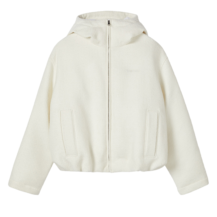 Gucci Wool Boucle Bomber 'Off White'
