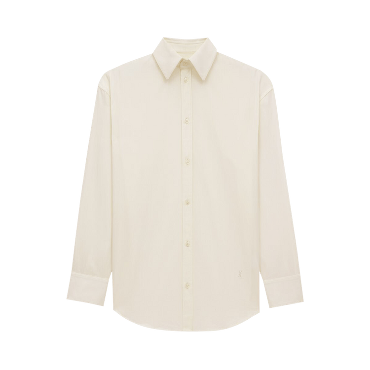 Saint Laurent Cassandre Shirt 'Craie'