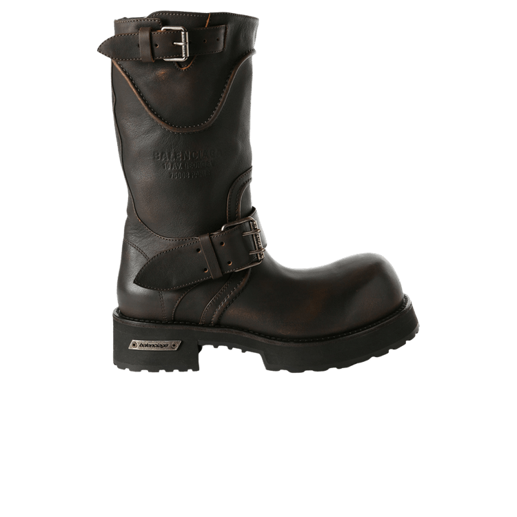 Balenciaga Venom Bootie 'Brown Silver'