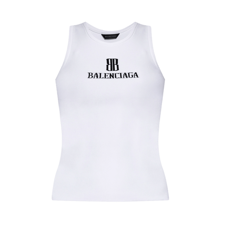 Balenciaga Tank Top 'White/Black'