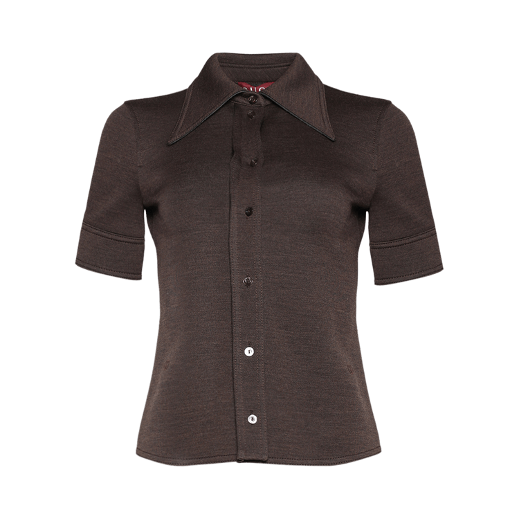 Gucci Jersey Shirt 'Licorice Brown'