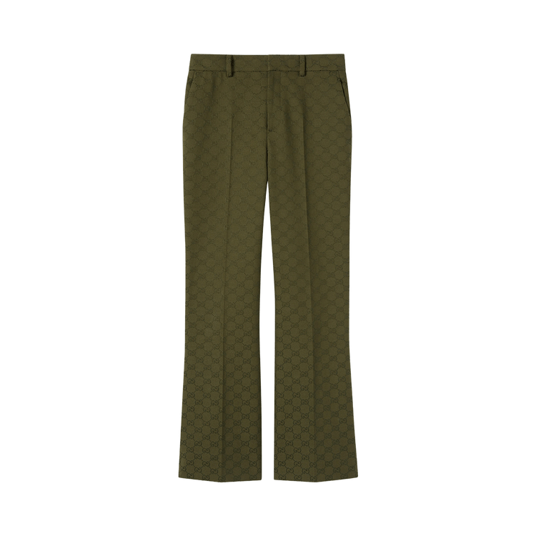 Gucci GG Canvas Pant 'Army Green'