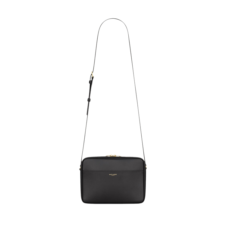 Saint Laurent Camera Case In Smooth Leather 'Nero'