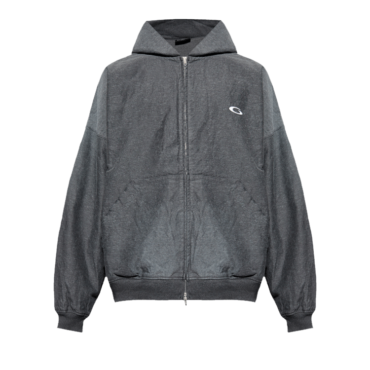 Balenciaga Trompe L'Oeil Hoodie 'Anthracite'