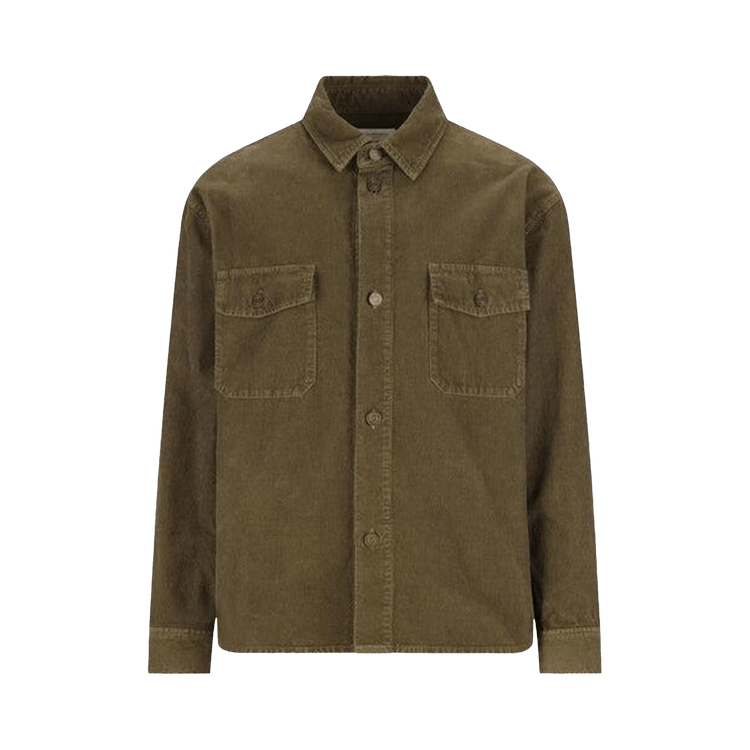 Saint Laurent Db Long Overshirt 'Hunting Kaki'