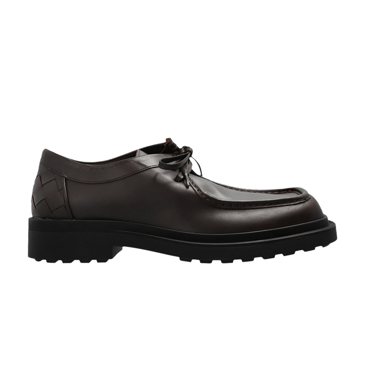 Bottega Veneta Ben Leather Shoes 'Brown'