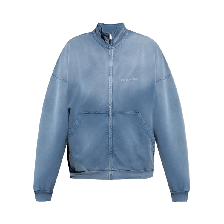 Balenciaga Zip-Up Jacket 'Faded Blue'