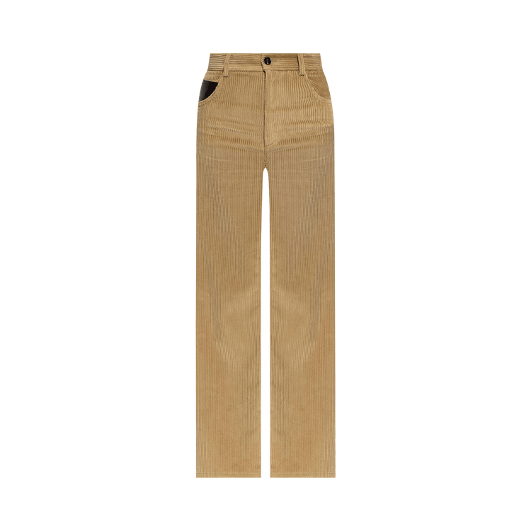 Bottega Veneta Cotton Corduroy Pants 'Pale Oak'