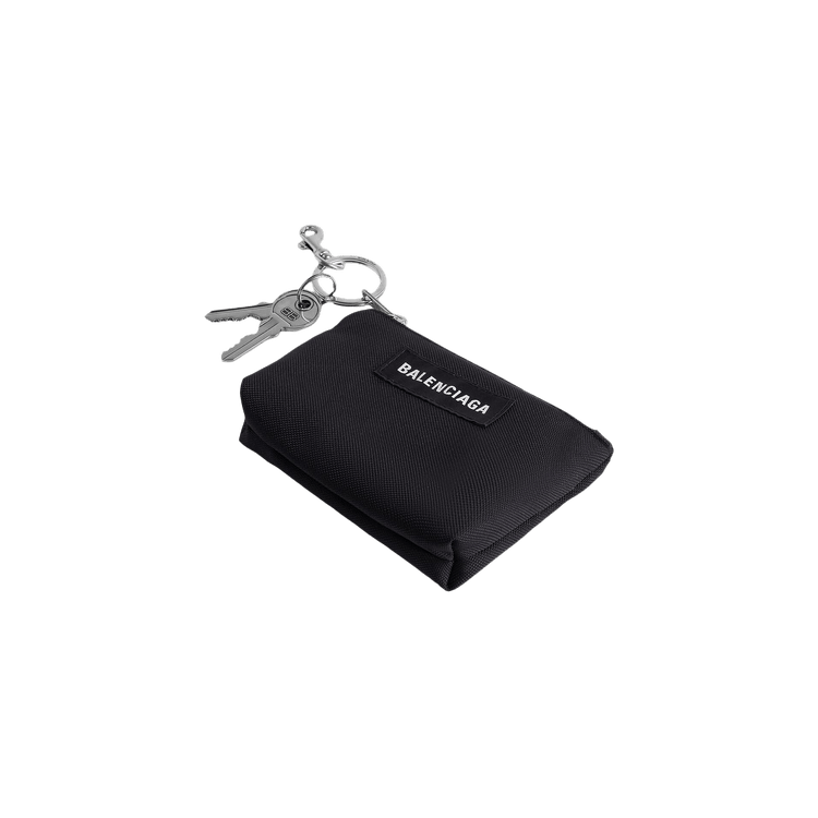 Balenciaga Charm Zipped Pouch 'Black'