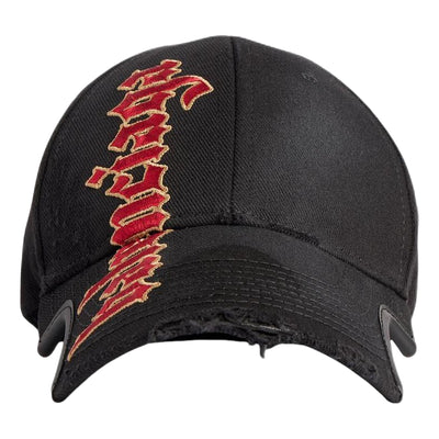 Balenciaga Gothic Placement No Closure Cap 'Black'