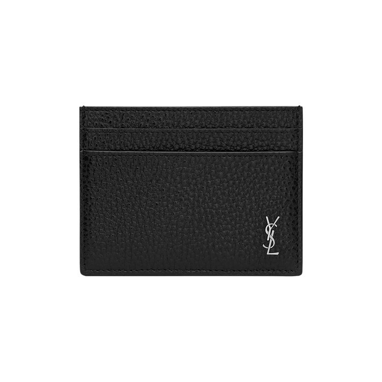 Saint Laurent Tiny Cassandre Card Case 'Nero'
