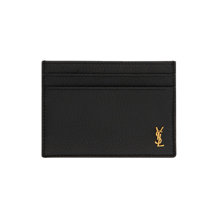 Saint Laurent Leather Cardholder 'Nero'