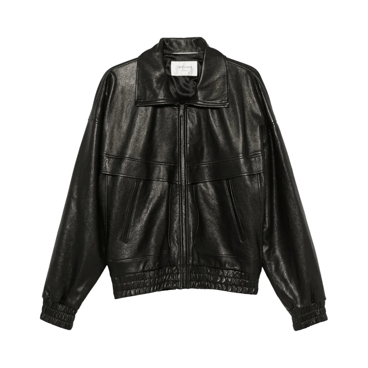 Saint Laurent Collar Blouson 'Noir'