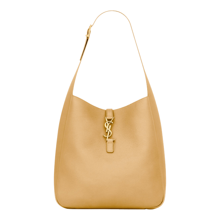Saint Laurent Large Le 5 A 7 Supple Shoulder Bag 'Mustard Yellow'