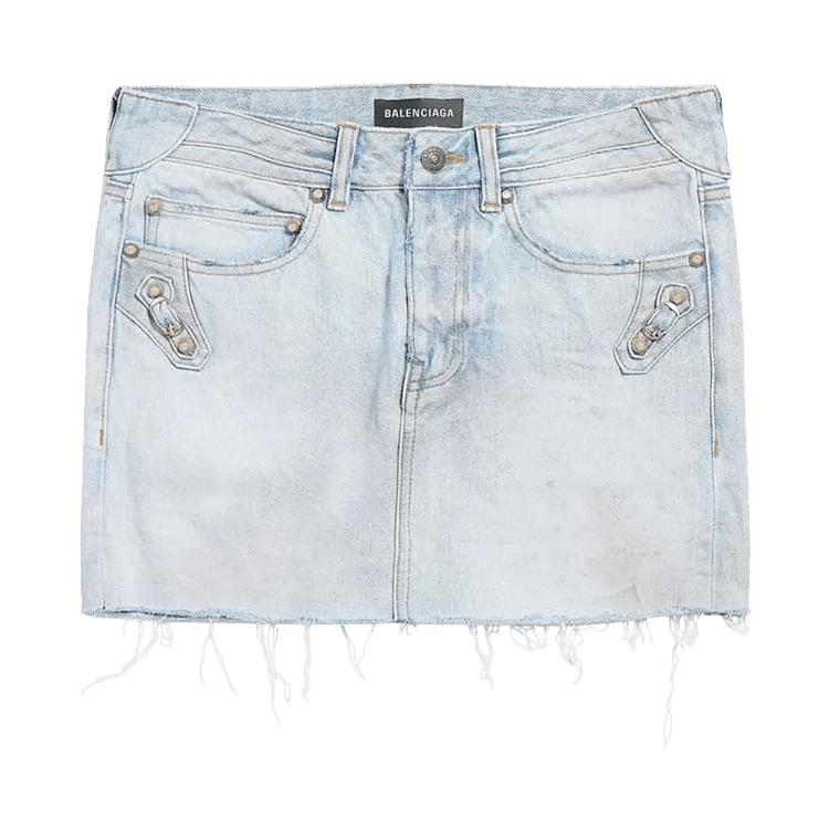 Balenciaga City Mini Skirt 'Light Blue'