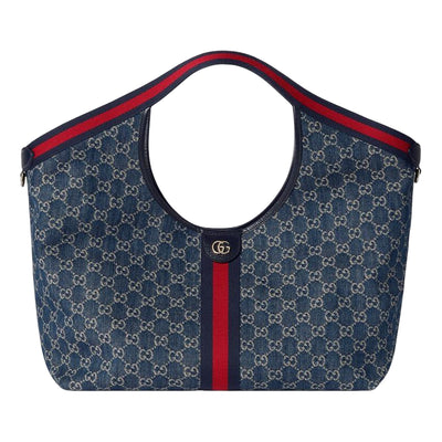 (WMNS) Gucci Giglio Large Tote Bag 'Blue White'