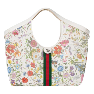 (WMNS) Gucci Giglio Flora Large Tote Bag 'White Multicolor'