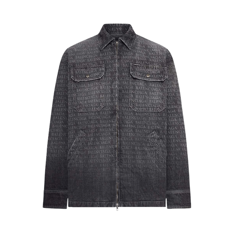 Balenciaga Overshirt 'Black/Grey'