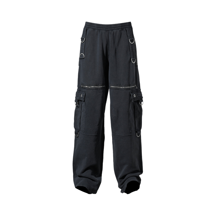 Balenciaga Cargo Sweatpants 'Faded Washed Black'