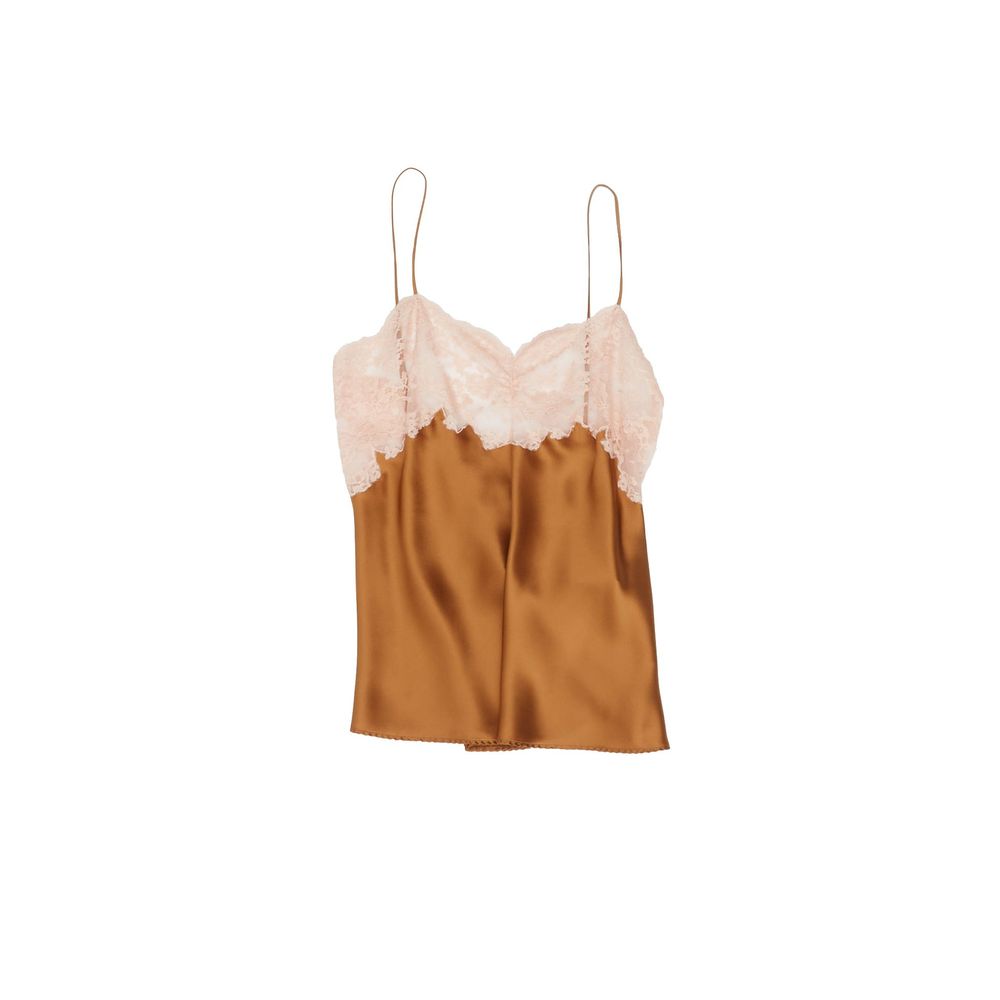 Saint Laurent Lace V-Neck Camisole