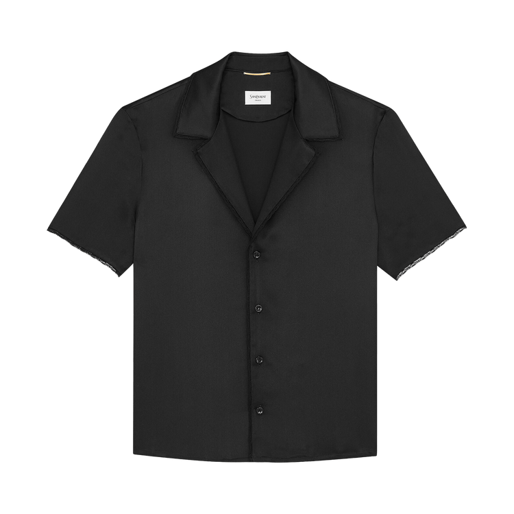 Saint Laurent Satin Shirt 'Noir'