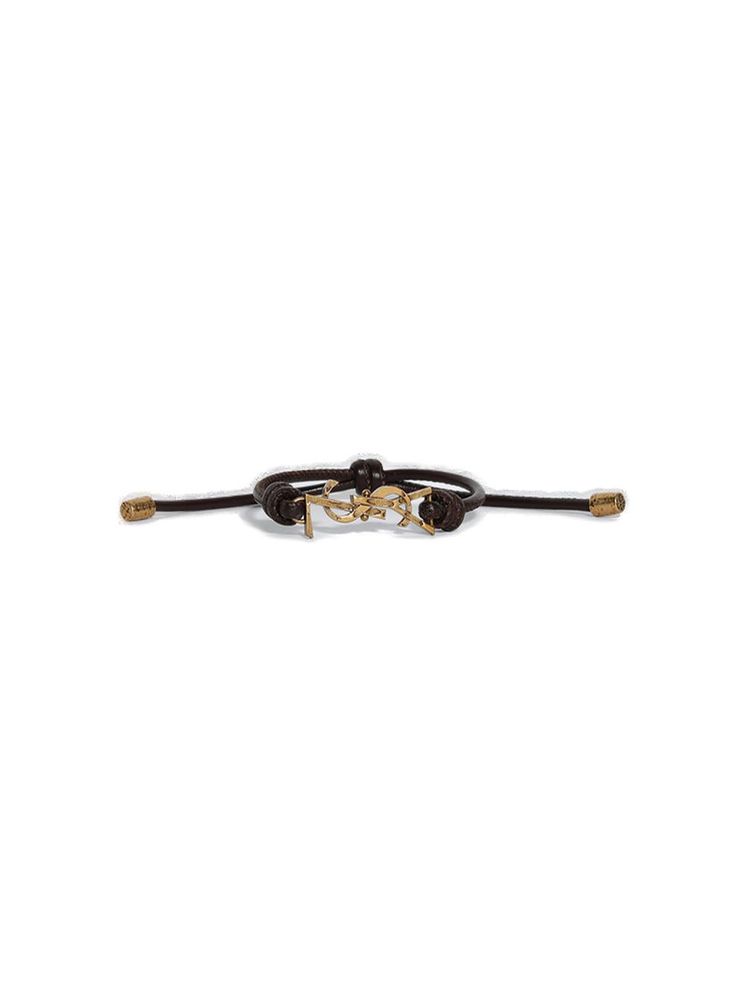 Saint Laurent Logo Plaque Bracelet